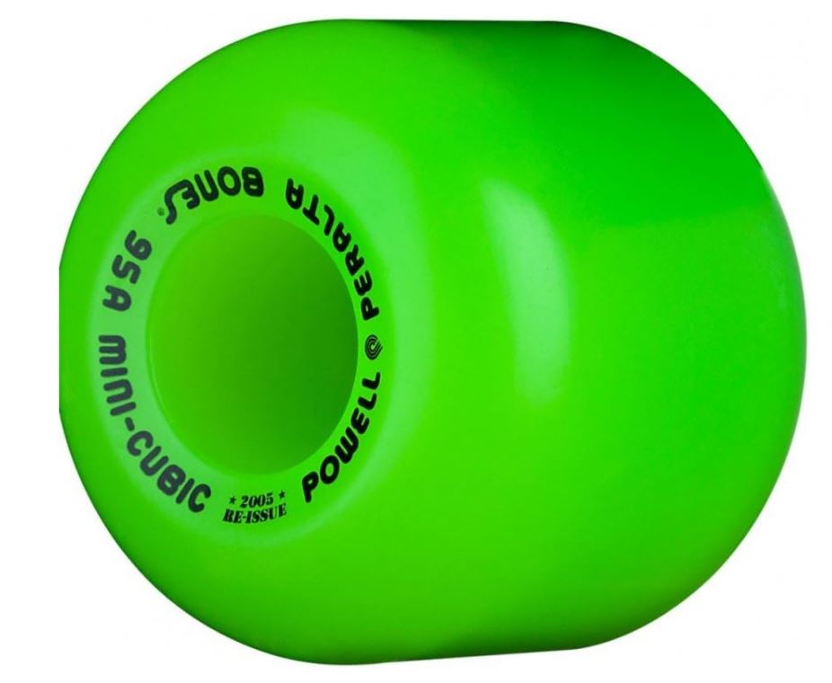 [해외]Powell Peralta Mini Cubic Skateboard Wheels 64mm 95A (Green)