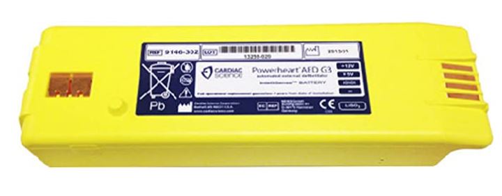 [해외]Burdick Cardiac Science 배터리 for Powerheart G3 AED Part No. 9146-302