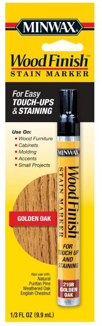 [해외]민왁스 Minwax 634900000 Wood Finish Stain Marker, Ebony