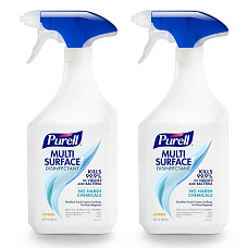 [해외]PURELL Multi Surface Disinfectant Spray, Citrus Scent, 28 fl oz Capped Bottle with Spray Trigger in Pack (Pack of 2), 2844-02-ECCAL