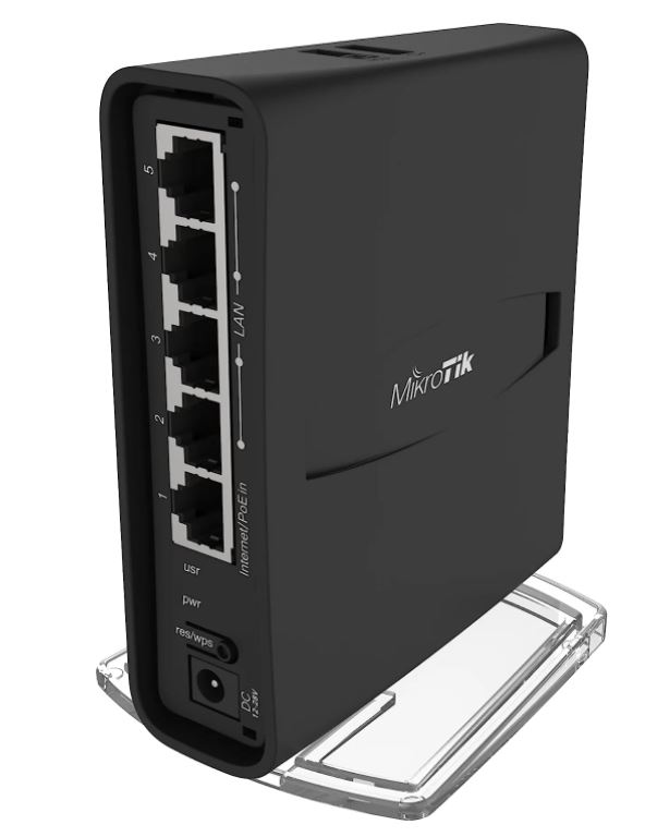 [해외]MikroTik hAP ac2 RBD52G-5HacD2HnD-TC Dual-Concurrent 2.4/5GHz Access Point, 802.11a/b/g/n/ac, 5 x Gigabit Ethernet ports