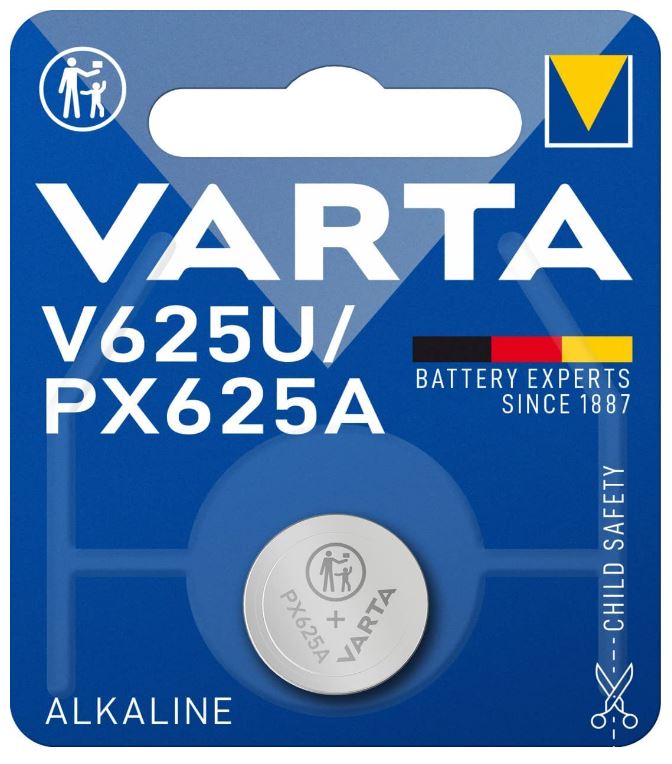 [해외]Varta 625U Electronic Alkaline 1.5V 배터리 for Cameras/MP3 Player and GameBoy (Blue Silver)