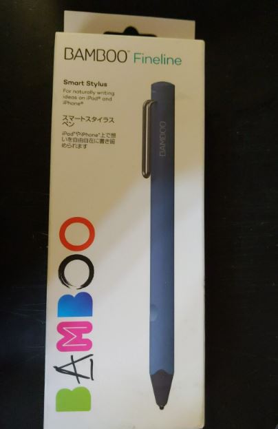 [해외]Wacom CS610CB Bamboo Fineline Smart Stylus (3rd Generation) in Blue/Active Touch Pen for 애플 iOS Touchscreen Input Devices Like iPhone or 아이패드
