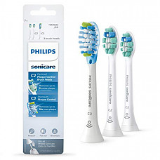 [해외] 필립스 소닉케어 교체용 칫솔 헤드 Philips Sonicare Toothbrush Head Variety Pack – C3 Premium Plaque Control & C2 Optimal Plaque Control, 3 Pack, white, HX9023/69