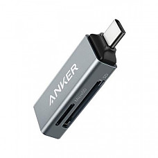 [해외] 앤커 2-in-1 USB 메모리 카드 리더기 Anker SD Card Reader, 2-in-1 USB C Memory Card Reader for SDXC, SDHC, SD, MMC, RS-MMC, Micro SDXC, Micro SD, Micro SDHC Card, and UHS-I Cards