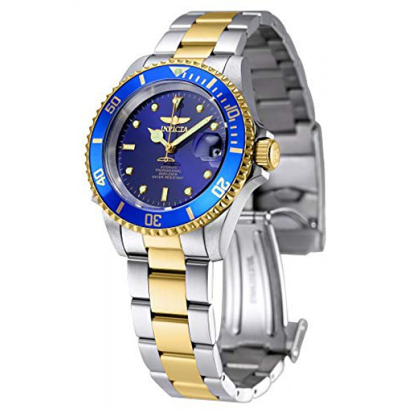 [해외] 인빅타 남성 프로다이버 시계 Invicta Men's 8928OB Pro Diver Gold Stainless Steel Two-Tone Automatic Watch