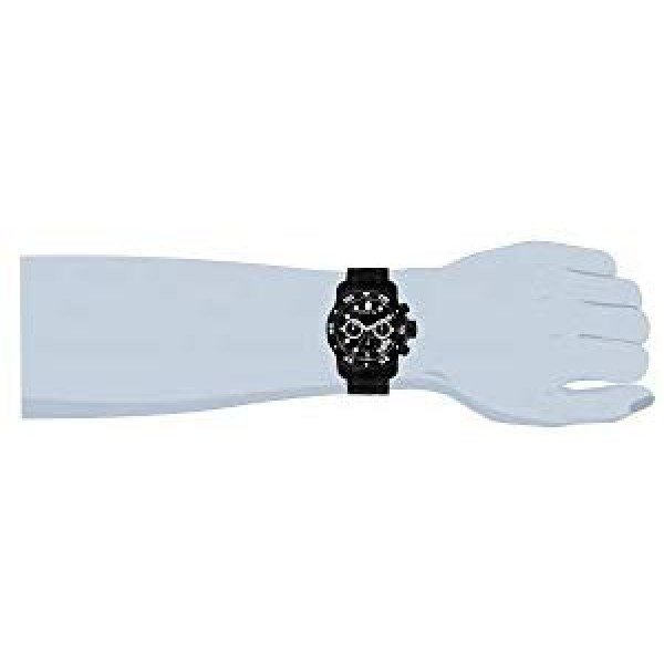 [해외] 인빅타 남성 프로다이버 시계 Invicta Men's 0076 Pro Diver Collection Chronograph Black Ion-Plated Stainless Steel Watch