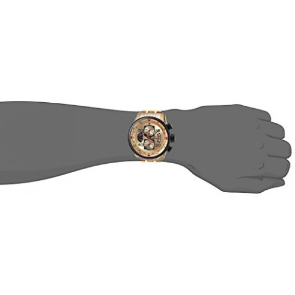 [해외] 인빅타 남성 애비에이터 골드 시계 Invicta Men's 17205 AVIATOR 18k Gold Ion-Plated Watch