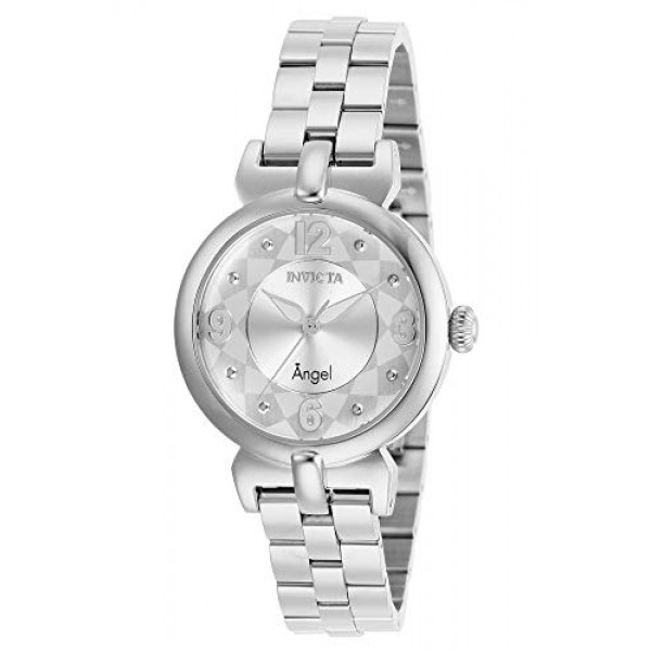 [해외] 인빅타 여성 엔젤 쿼츠 시계(Model: 29145) Invicta Women's Angel Quartz Watch with Stainless Steel Strap, Silver