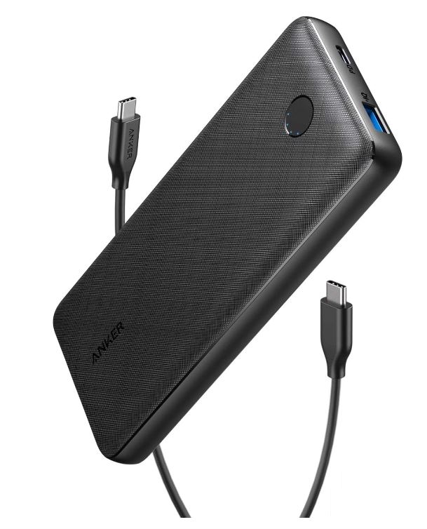 [해외] 앤커 파워코어 에센셜 20000mAh Anker PowerCore Essential 20000 PD Portable Charger, High-Capacity 20000mAh 18W USB-C Power Delivery Power Bank for iPhone 11/11 Pro / 11 Pro Max/X /8, Samsung, iPad Pro 2018, Quick Charge Devices