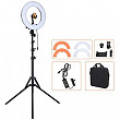 [해외] 사진 및 영상 촬영용 LED 링라이트 iEGrow 12" LED Ring Light with Light Stand- Lighting Kit with Bracket, Light Stand for Portrait Video Shooting, Smartphone, YouTube