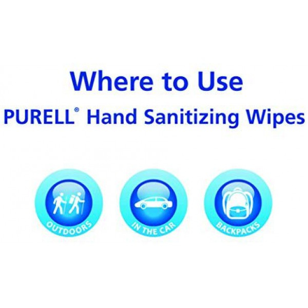 [해외] 퓨렐 손세정용 티슈(270매, 6통)PURELL Hand Sanitizing Wipes, Fresh Citrus Scent, 270 Count Alcohol-free formula Sanitizing Wipes in Eco-Fit Canister (Case of 6) - 9113-06