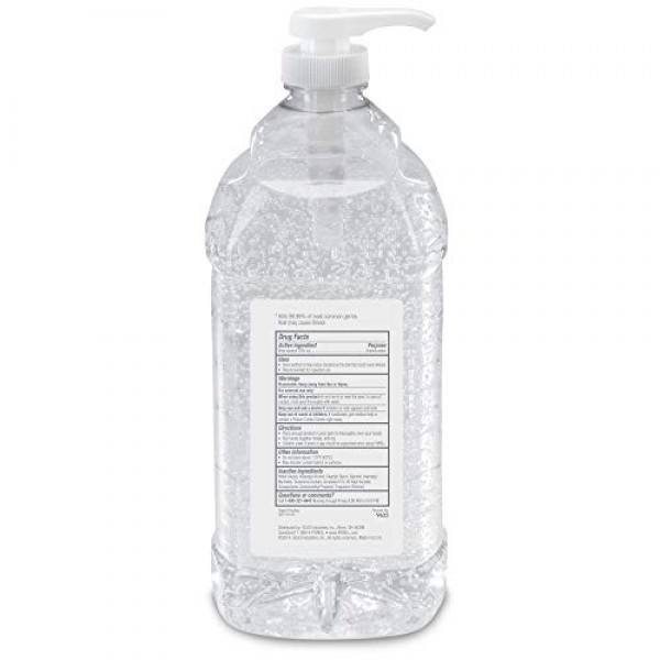 [해외] 퓨렐 손세정제 젤(2L-2팩)PURELL Advanced Hand Sanitizer, Gel, 2 Liter Hand Sanitizer Table Top Pump Bottles (Pack of 2) - 9625-02-EC