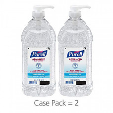 [해외] 퓨렐 손세정제 젤(2L-2팩)PURELL Advanced Hand Sanitizer, Gel, 2 Liter Hand Sanitizer Table Top Pump Bottles (Pack of 2) - 9625-02-EC