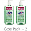 [해외] 퓨렐 손세정 수딩 젤 1L(33.8oz)PURELL Advanced Hand Sanitizer Soothing Gel for the workplace, Fresh scent, with Aloe and Vitamin E - 1 Liter pump bottle (Case 2) - 3081-02-EC