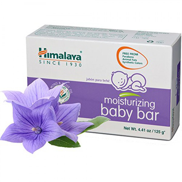 [해외] 히말라야 베이비 비누 Himalaya Moisturizing Baby Bar with Olive Oil and Almond Oil (3 Pack)