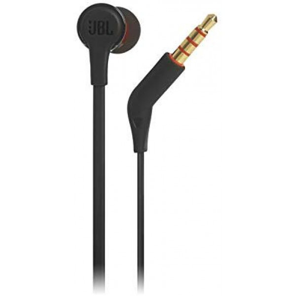 [해외] JBL JBLT210BLKAM 유선이어폰 in-Ear Headphone with One-Button Remote/Mic, Black