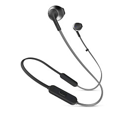 [해외] JBL T205BT 무선 블루투스 이어폰 in-Ear, Wireless Bluetooth Headphone, Black, One Size