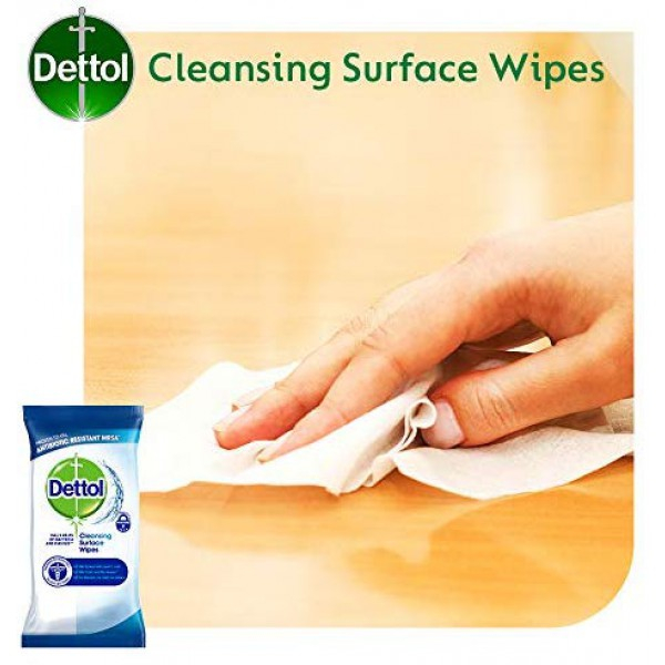 [해외] Dettol 데톨 와이프 항균 표면 세정, Wipes Antibacterial Bulk Surface Cleaning, Multipack of 6 x 126, Total 756 Wipes