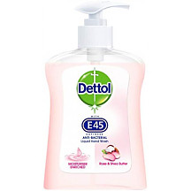 [해외] Detto 데톨 항균 손세정제(250 ml) Anti-Bacterial Handwash, Rose and Shea Butter