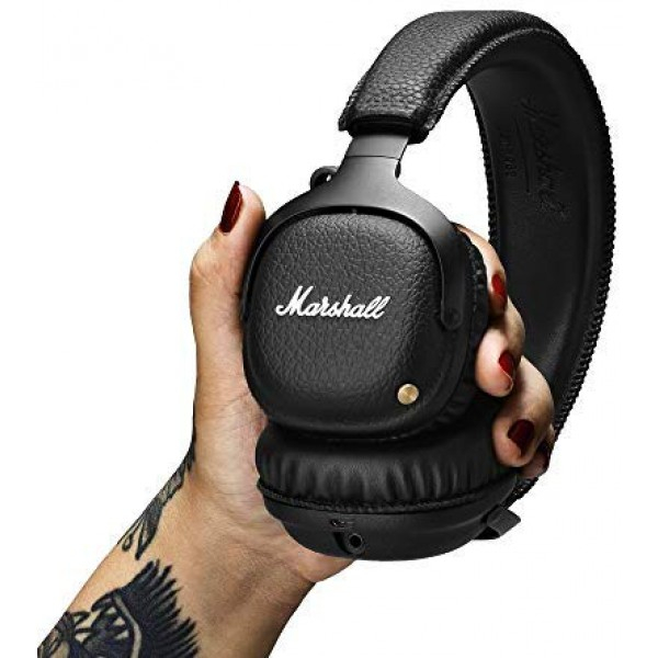 [해외] Marshall Mid 블루투스 무선 헤드폰, Bluetooth Wireless On-Ear Headphone, Black (04091742)