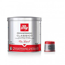 [해외] illy iperEspresso 커피 캡슐 미디어 로스트  Classico Medium Roast Espresso Pods, Compatible with illy iperEspresso Machines, 21 ct (Packaging may Vary)