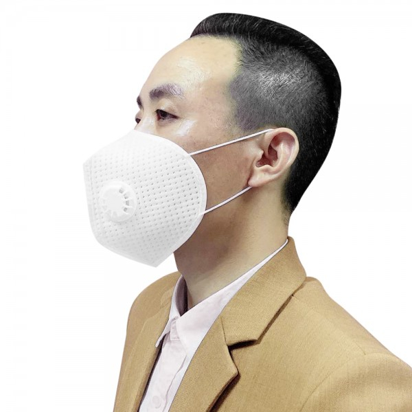 [해외] KN95 4단레이어 방진 마스크(10PCS) KN95 Masks with Breathing Valve Elastic Earloop 4-layer Protection for Dust Spit Splash PM2.5