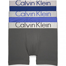 [해외] 캘빈 클라인 남성용 속옷 Calvin Klein Underwear Men's Steel Micro Boxer Briefs - Dark Midnight/Mink/Cobalt Water