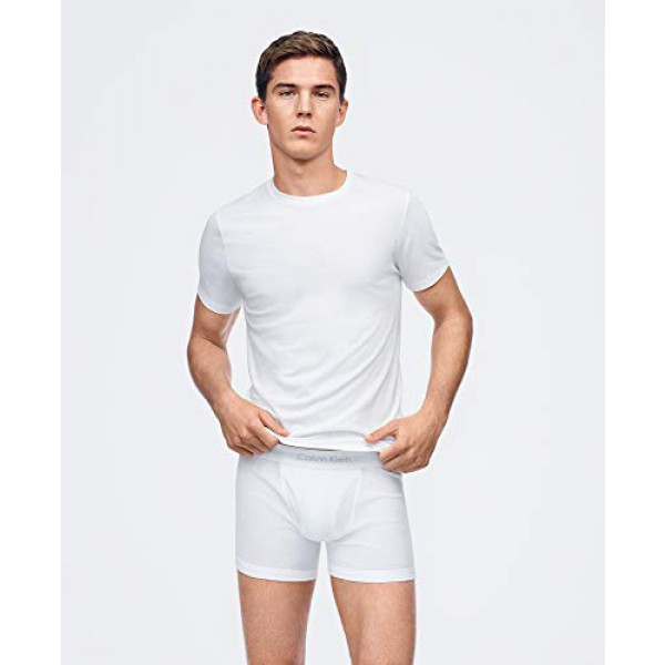 [해외] 캘빈 클라인 남성용 속옷(3pack) Calvin Klein Underwear Men's Cotton Classics 3 Pack Boxer Briefs - White