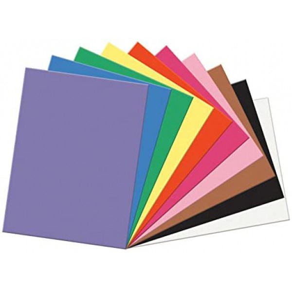 [해외] Pacon 공작종이 SunWorks PAC6518 Construction Paper, 10 Assorted Colors, 18