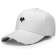 [해외] 바바마 야구 모자, 크기조절 가능 Unisex Baseball Caps Men Comfortable Sports Hat Adjustable Breathable Sun Hats Peaked Cap White
