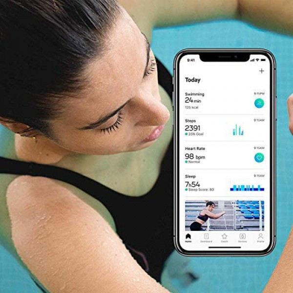 [해외] 위딩스(Withings) 맥박(심박동)측정 스마트워치 Pulse HR – Water Resistant Health & Fitness Tracker with Heart Rate and Sleep Monitor, Sport & Activity Tracking