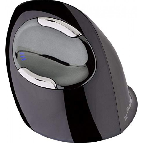 [해외] 이볼루엔트(Evoluent) 버티컬 인체공학적 무선 마우스 VMDMW VerticalMouse D Medium Right Hand Ergonomic Mouse with Wireless Connection. The Original VerticalMouse Brand Since 2002