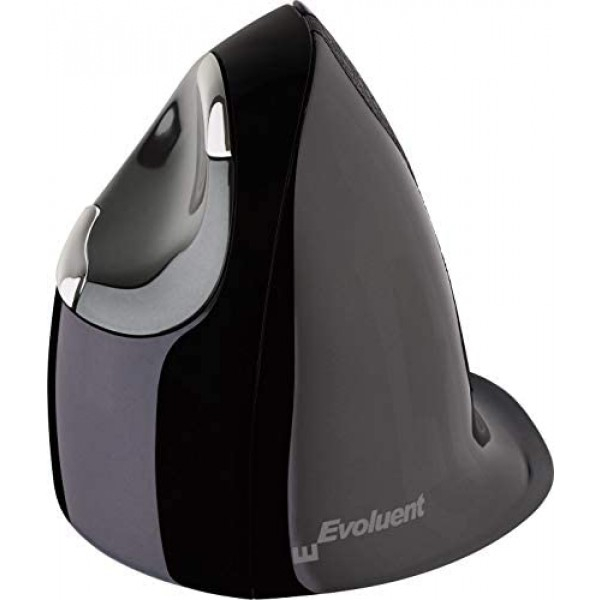[해외] 이볼루엔트(Evoluent) 버티컬 인체공학적 무선 마우스 VMDMW VerticalMouse D Medium Right Hand Ergonomic Mouse with Wireless Connection. The Original VerticalMouse Brand Since 2002