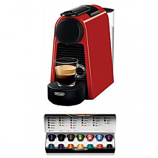 [해외] 네스프레소 에센자 미니(EN 85) 캡슐 커피 머신(Red/14개 캡슐포함/독일배송) De'Longhi Nespresso Essenza Mini Coffee Capsule Machine