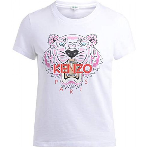 [해외] Kenzo 겐조 여성 타이거 시그니쳐 티셔츠(영국직배송) Tiger Womens T-Shirt(White)