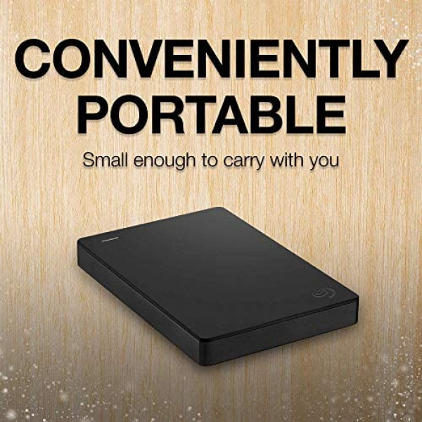 [해외] 씨게이트 휴대용 외장하드 1TB 슬림 USB 3.0/Seagate Portable External Hard Drive HDD – for PC, Mac, PS4, & Xbox