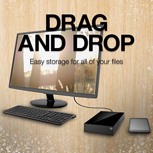 [해외] 씨게이트 데스크탑 백업 외장하드 8TB Seagate Desktop 8TB External Hard Drive HDD((STGY8000400) – USB 3.0 For PC Laptop And Mac(Black)