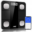 [해외] FXQ 고밀도 체중, 체지방 등 14가지 항목 측정기(건전지 사용/스마트폰 어플지원) Scales for Body Weight, Bluetooth Body Fat Scale, Digital Bathroom Weight Scale, Smart BMI Scale Body Fat Analyzer Tracks 14 Key Compositions, High Precise Weight Measure Scale with Smartphone App
